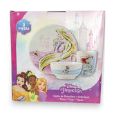 Vajilla Princesa Disney de cerámica con 3 piezas